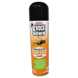Knock Down Kills wasps and hornets with foam blaster